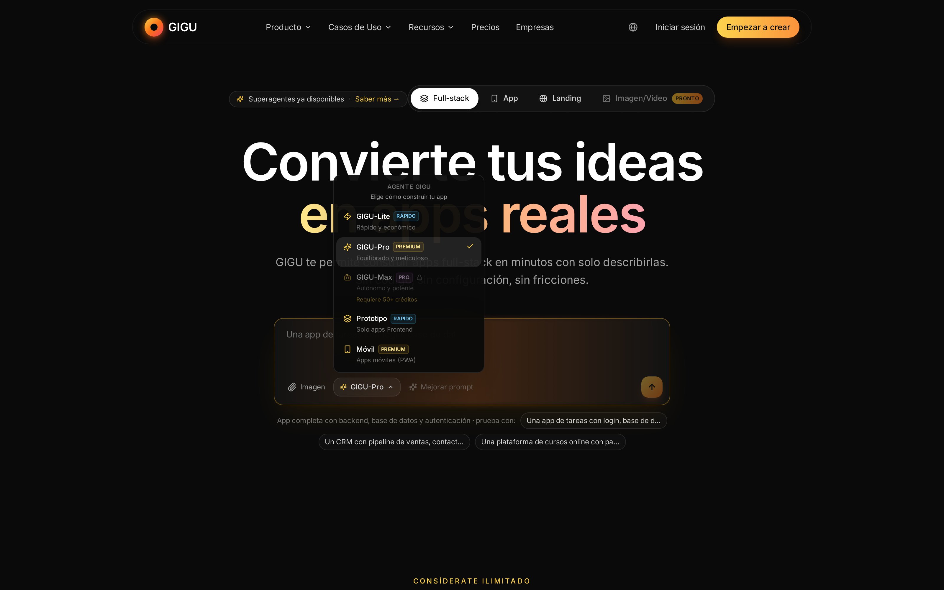 Cómo conectar Supabase a tu app GIGU en 5 minutos